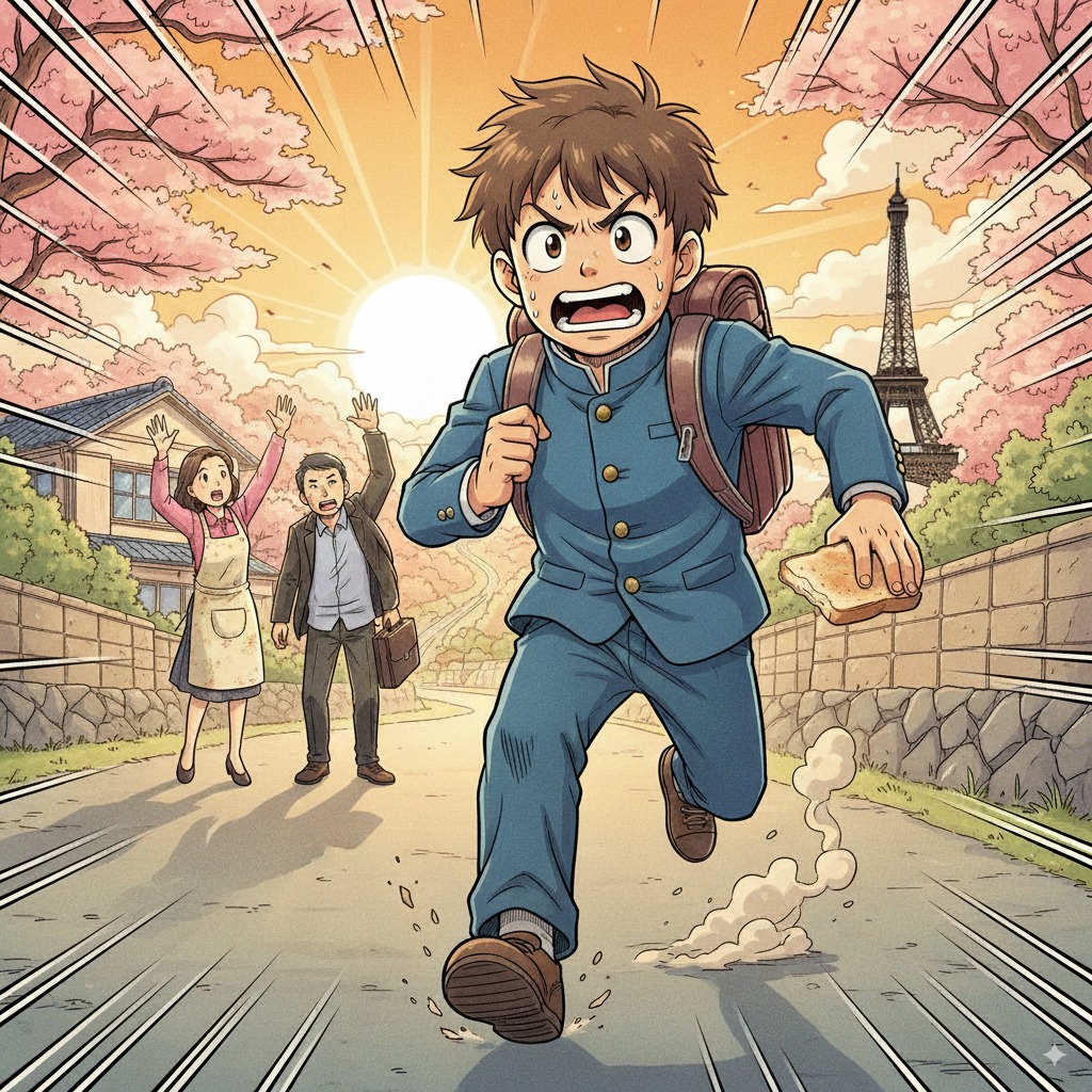 Una vista aérea de un campo. Una carretera atraviesa la esquina superior derecha.